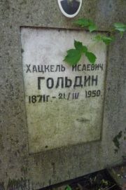 Гольдин Хацкель Исаевич, Москва, Востряковское кладбище